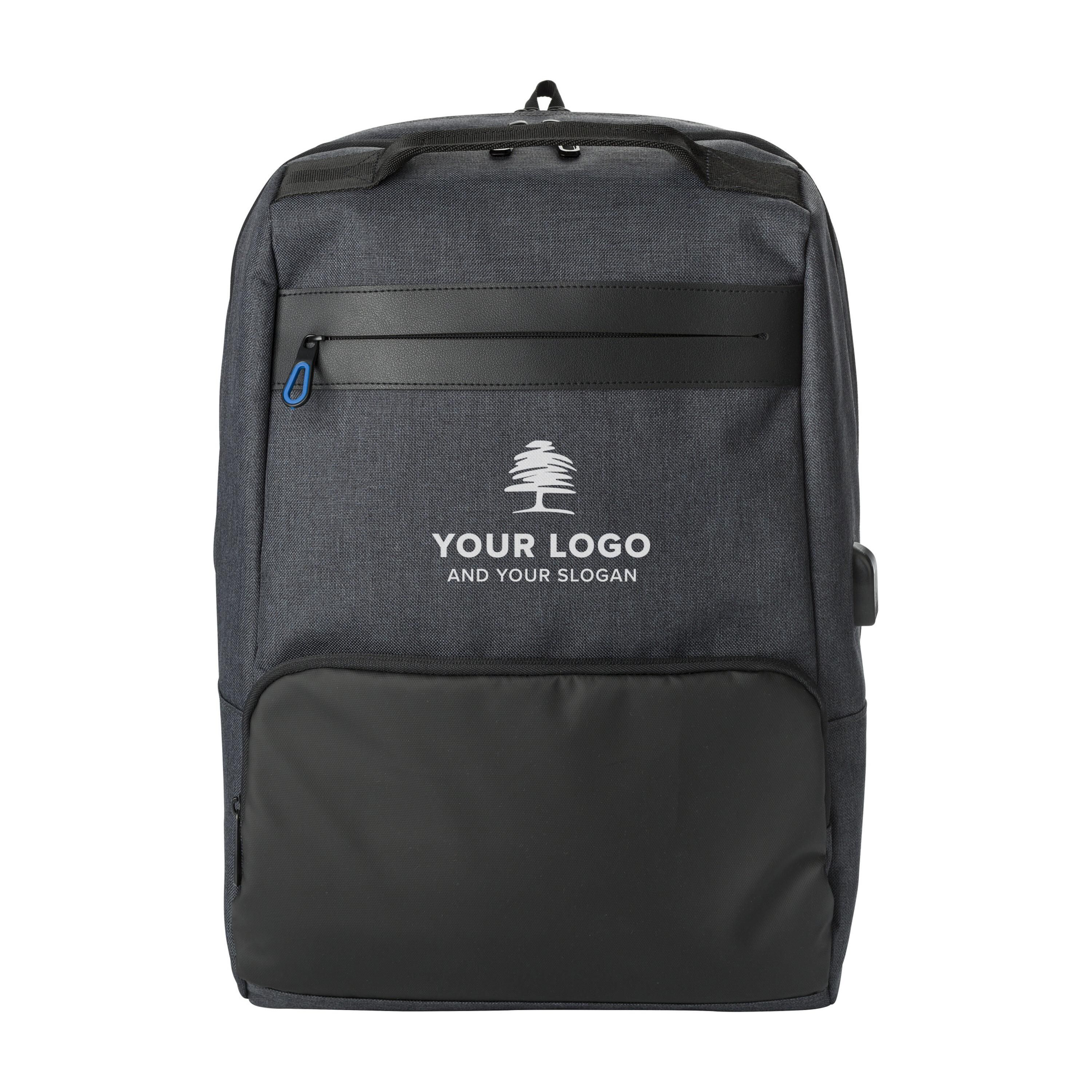 PVC Rucksack mit Anti-Diebstahl Schutz Romy - schwarz-706