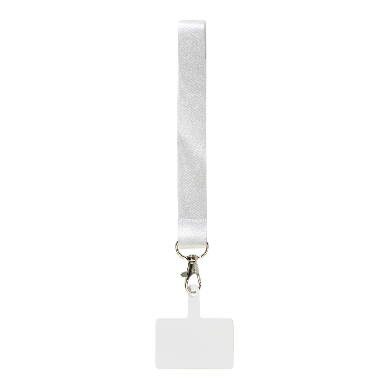 SuboFob Mobile RPET Individuelles RPET Handyhalter-Handgelenkschlaufe - weiß-91