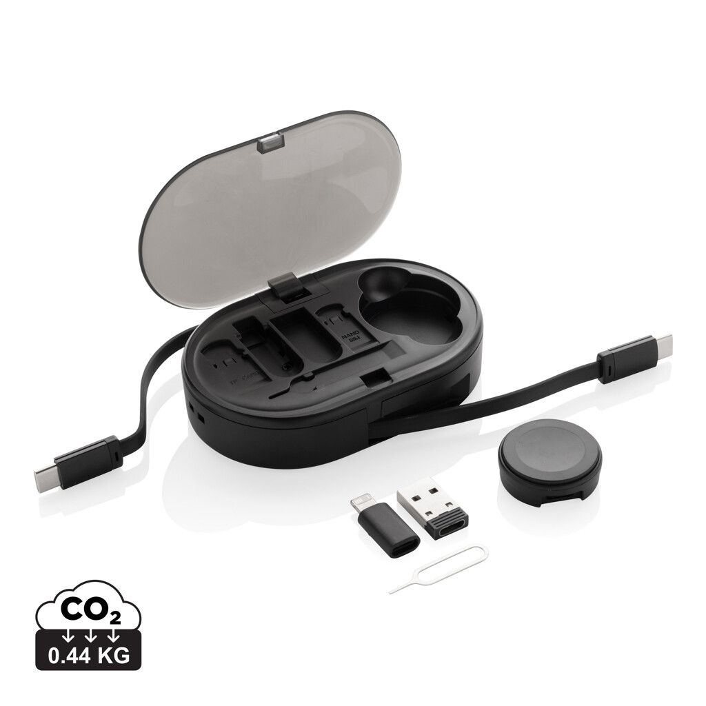 Chargevix Multifunktionales 60W-Lade-Set aus RCS rPlastic - schwarz-579