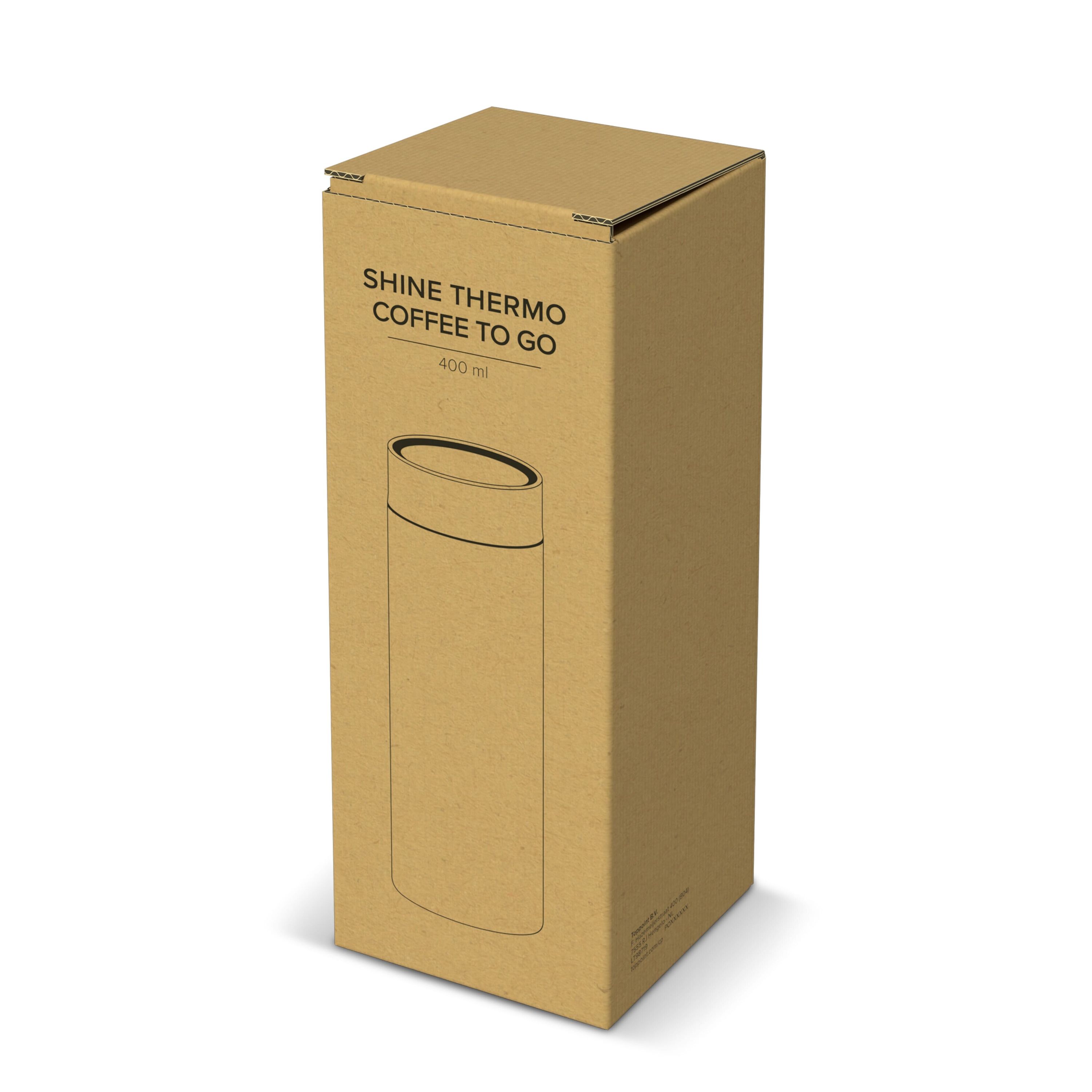 360 Shine Coffee-to-go-Isolierbecher, 400 ml - schwarz-348