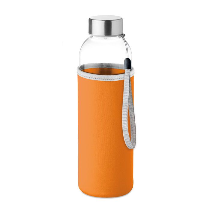 Trinkflasche Glas 500 ml UTAH GLASS - orange-566