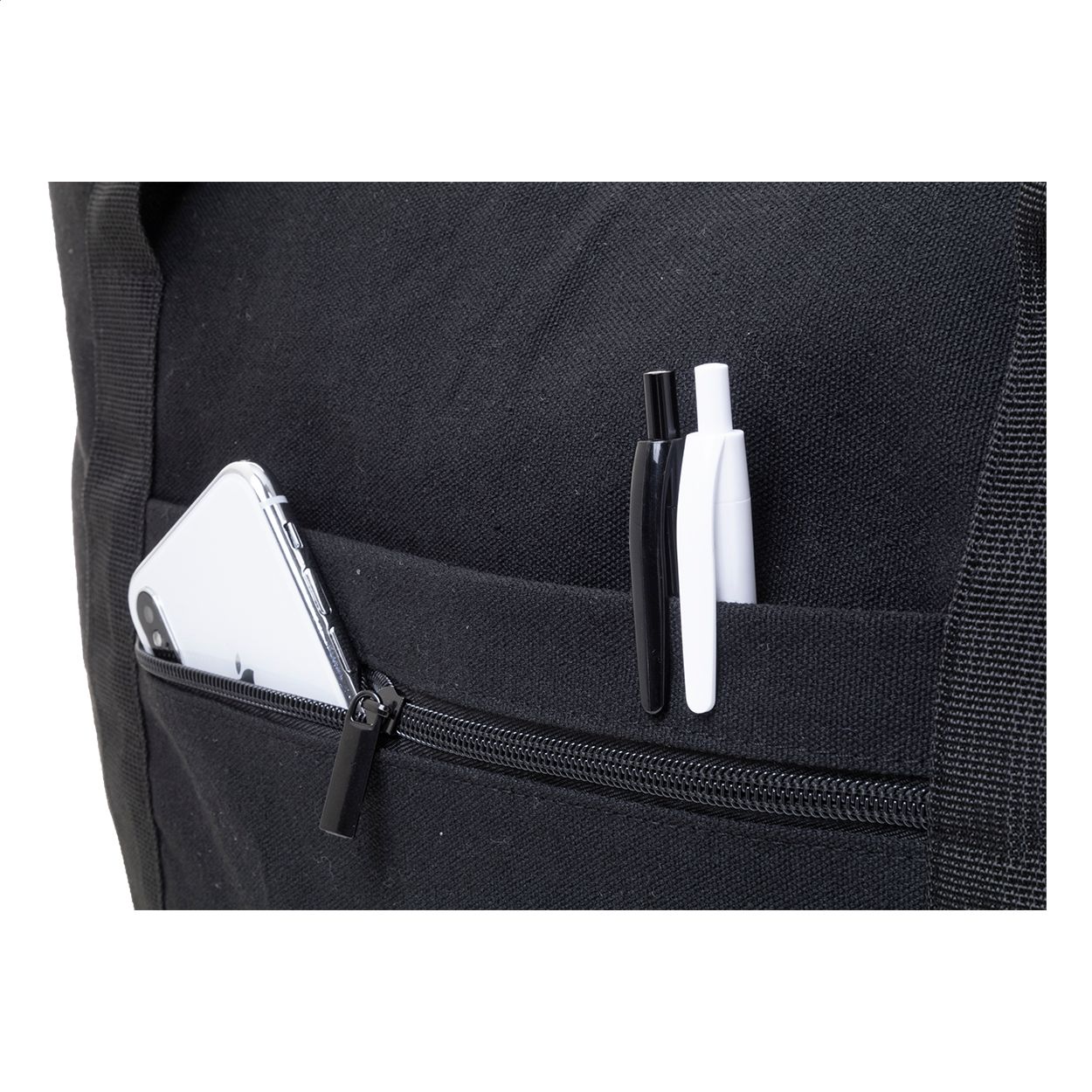 Rebyss Travel Recycelten Canvas Reisetasche - schwarz-938