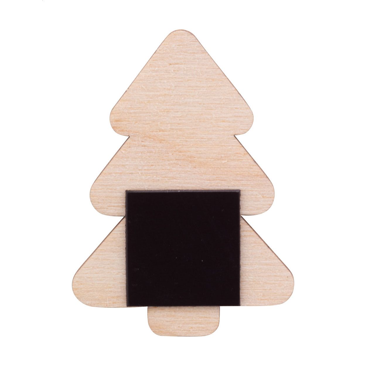 Woofri Xmas Individueller Weihnachts-Kühlschrankmagnet, Weihnachtsbaum - natur-90