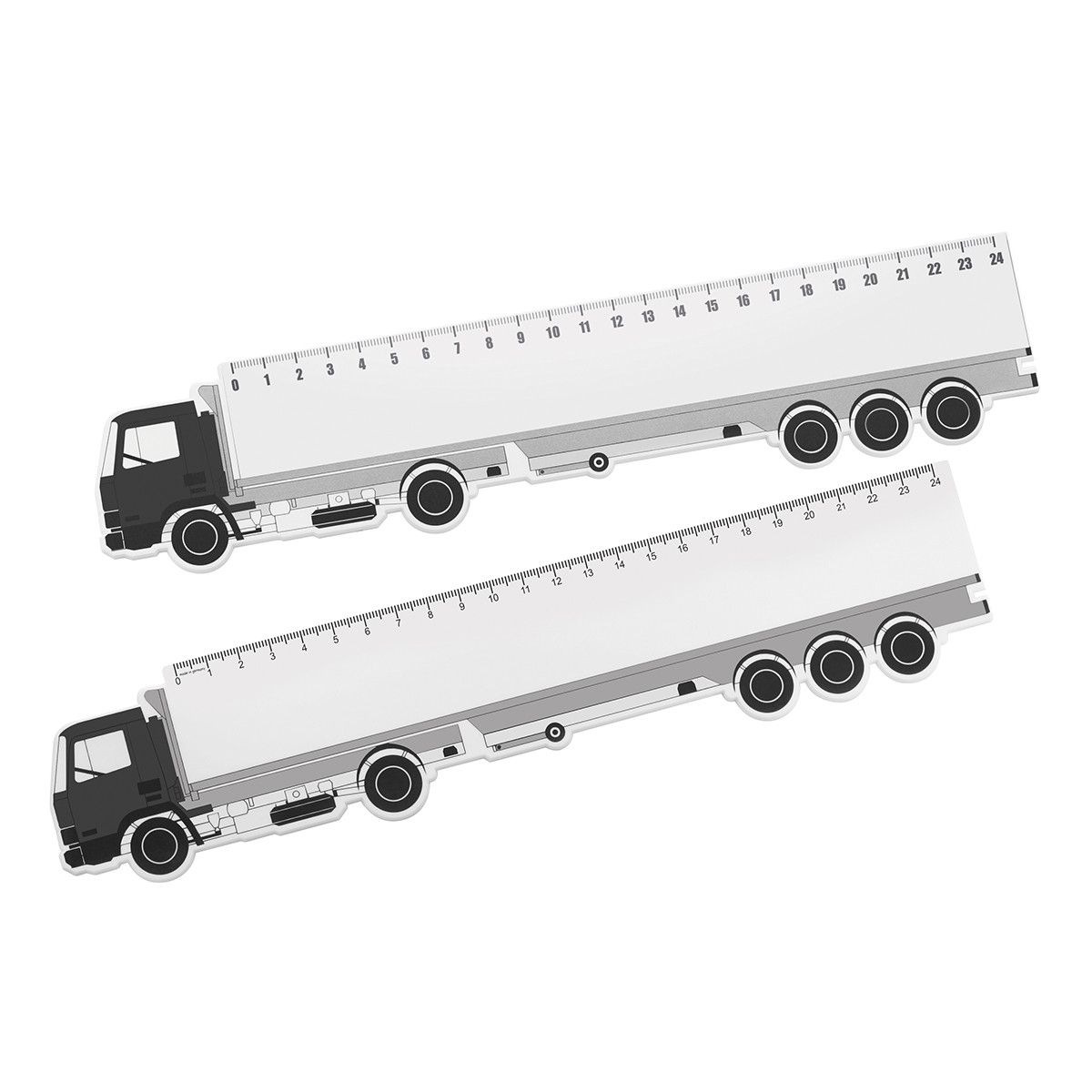 Lineal LKW 24 cm - weiß-274