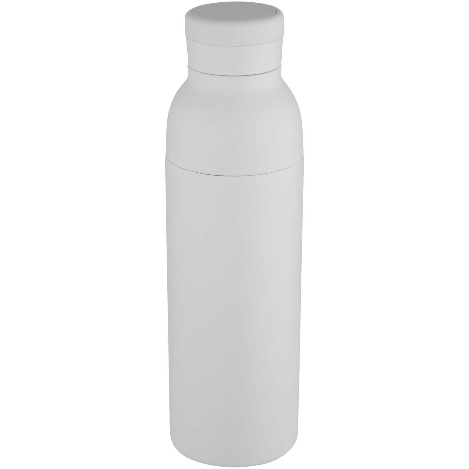 Illuminate 650 ml RCS doppelwandige Isolierflasche aus recyceltem Edelstahl - weiss-580