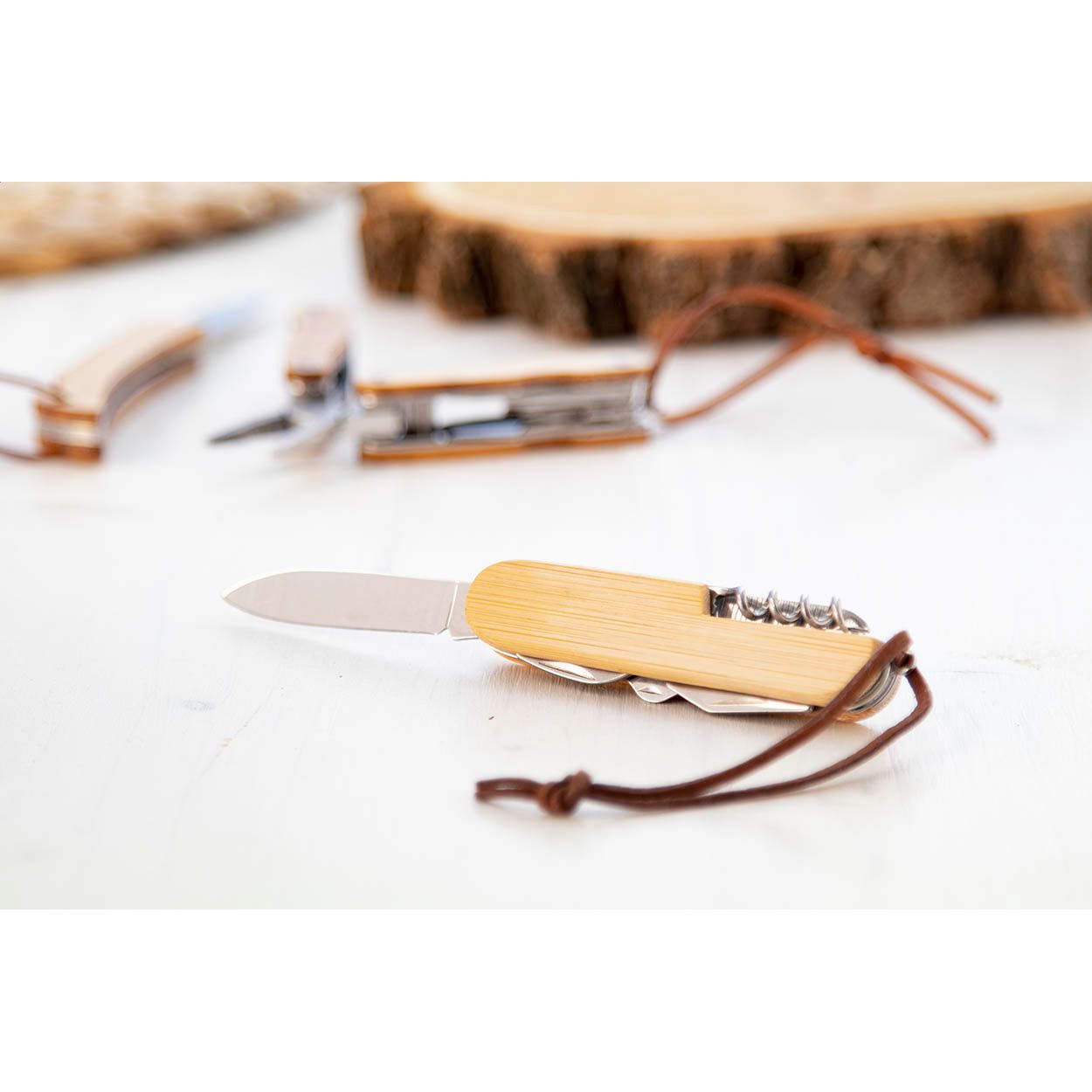 Hiddins Multifunktionstaschenmesser - natur-988