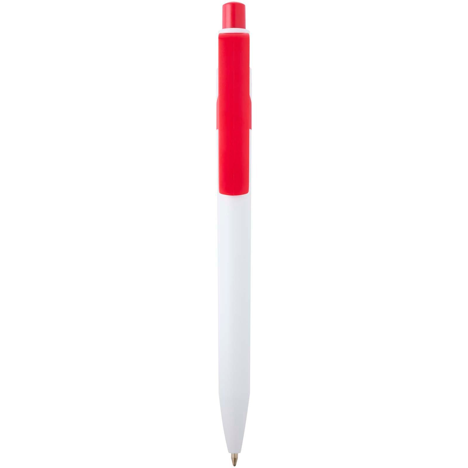 Unica Kugelschreiber aus recyceltem Kunststoff (blaue Mine) - rot-330