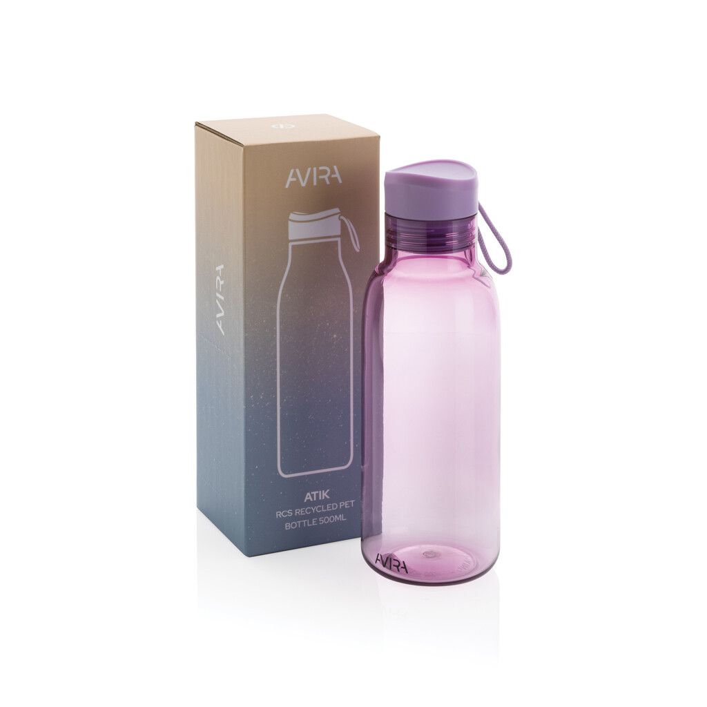 Avira Atik RCS recycelte PET-Flasche 500ml - lila-538