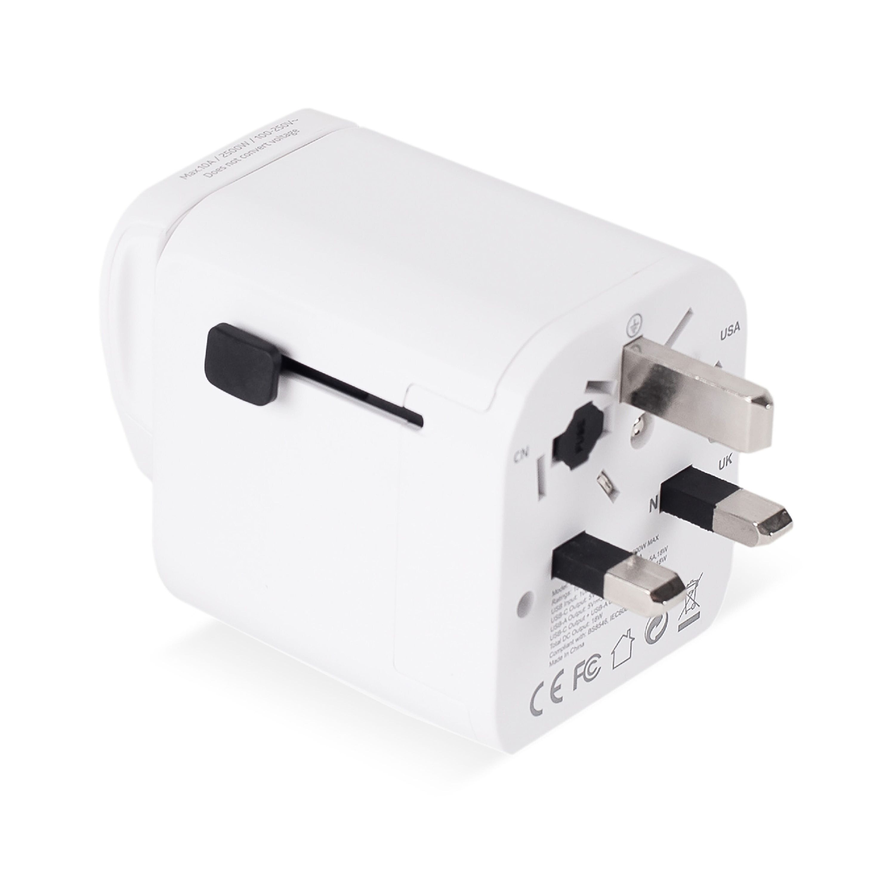 Universal Reiseadapter - weiss-935