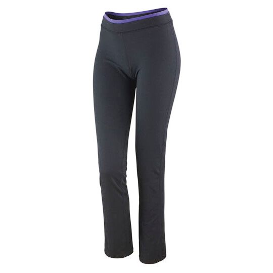 Women´s Fitness Trousers - black - lavender-783