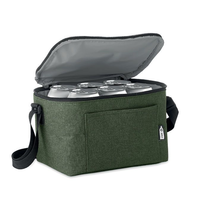 Kühltasche für Dosen RPET CUBA - dunkelgrün-158