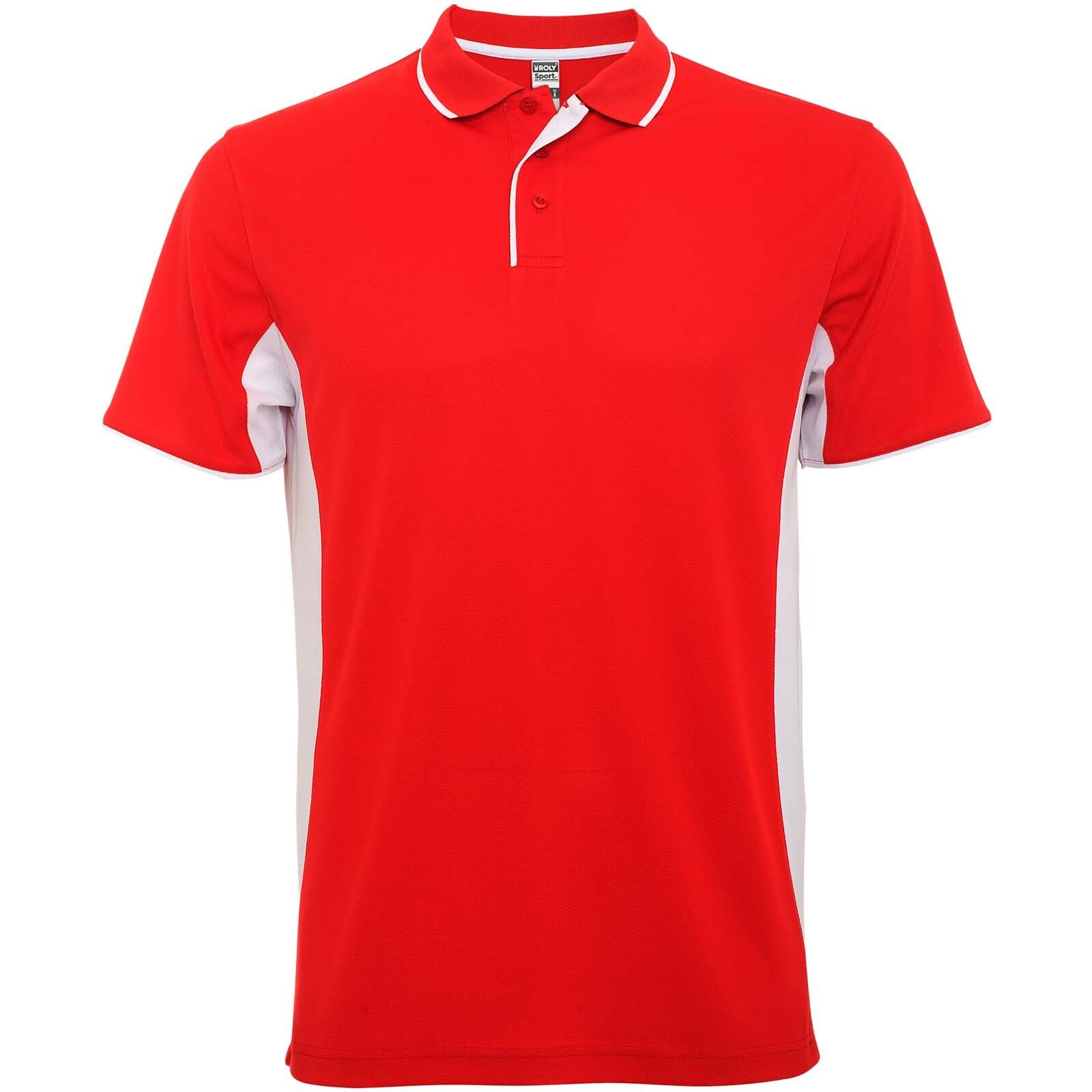 Montmelo Sport Poloshirt   - rot -  weiss - M-58