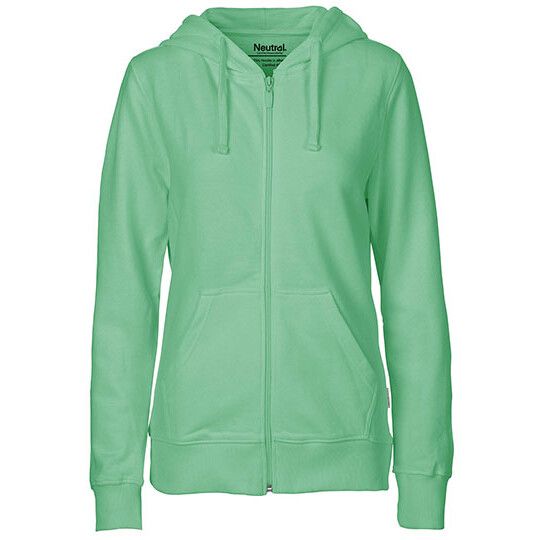 Ladies´ Zip Hoodie - dusty mint-50