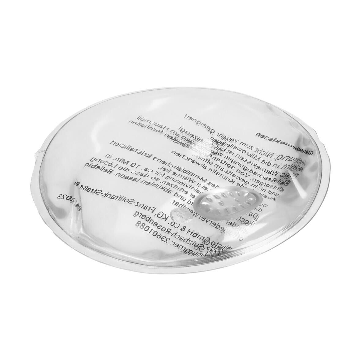 Gel-Wärmekissen Rund - transparent-332