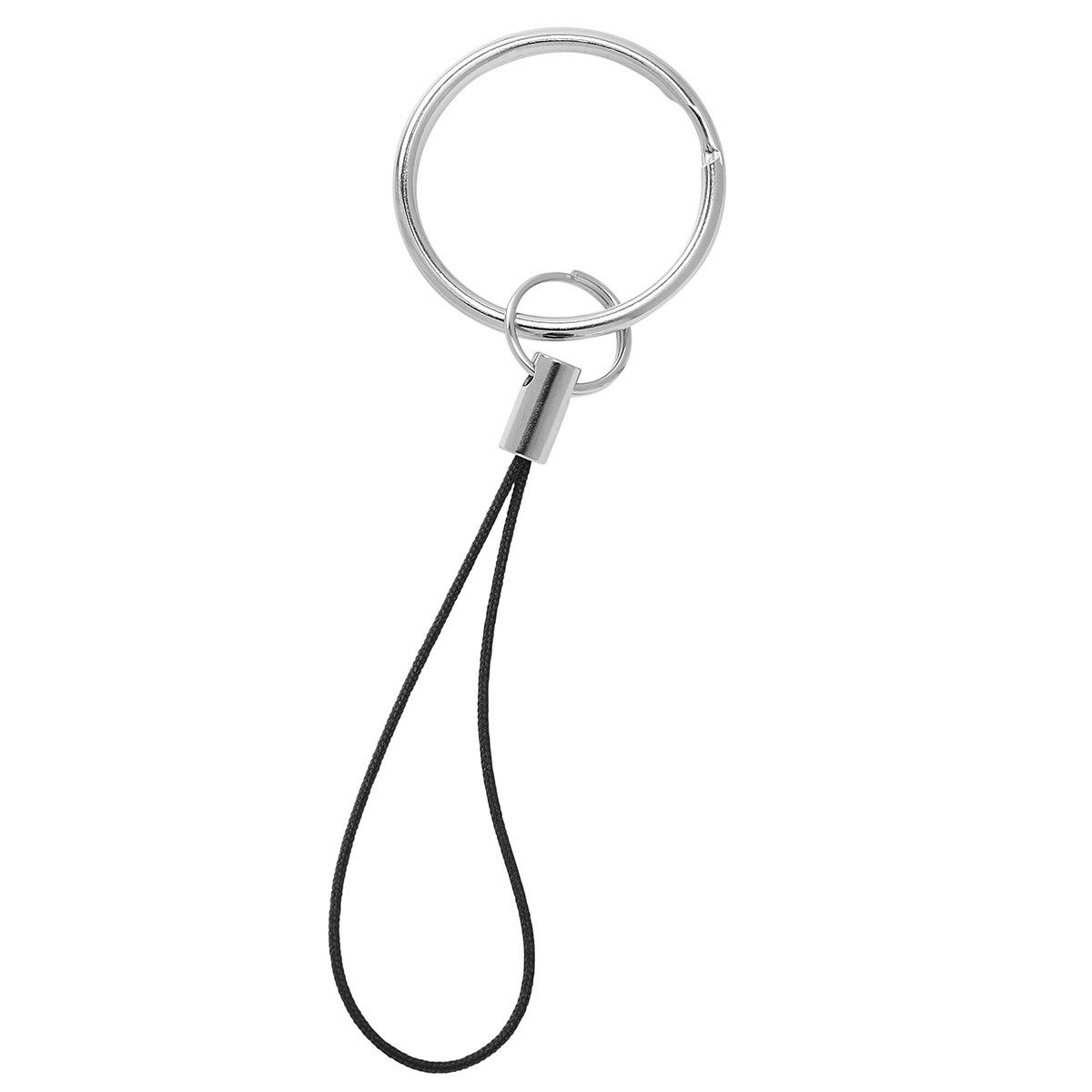 Handystring mit Öse und Ring - silber-279