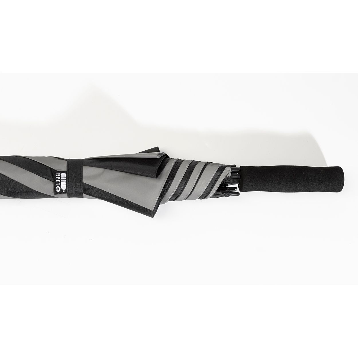 Radians XL Reflektierender RPET Regenschirm - schwarz-75