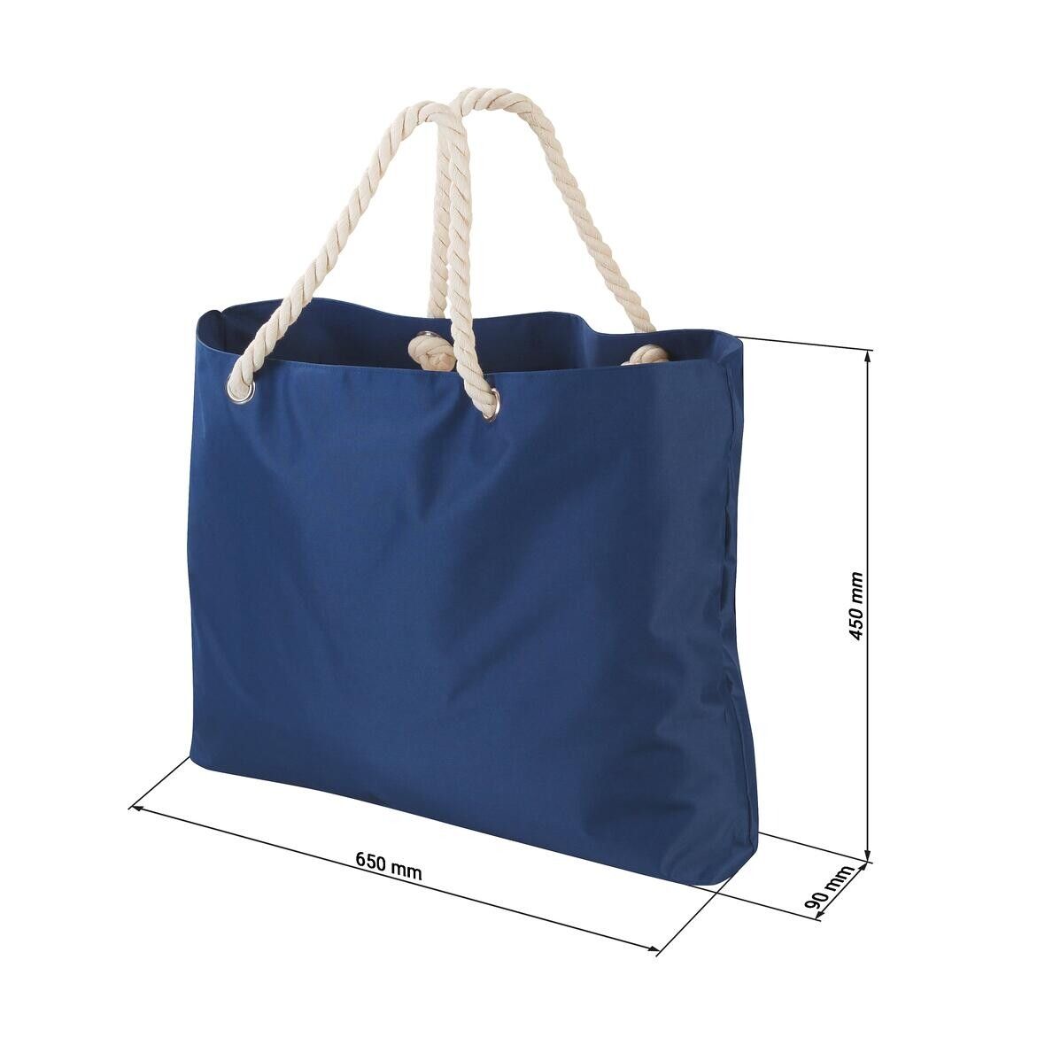 Strandtasche Miami Beach groß - blau-225