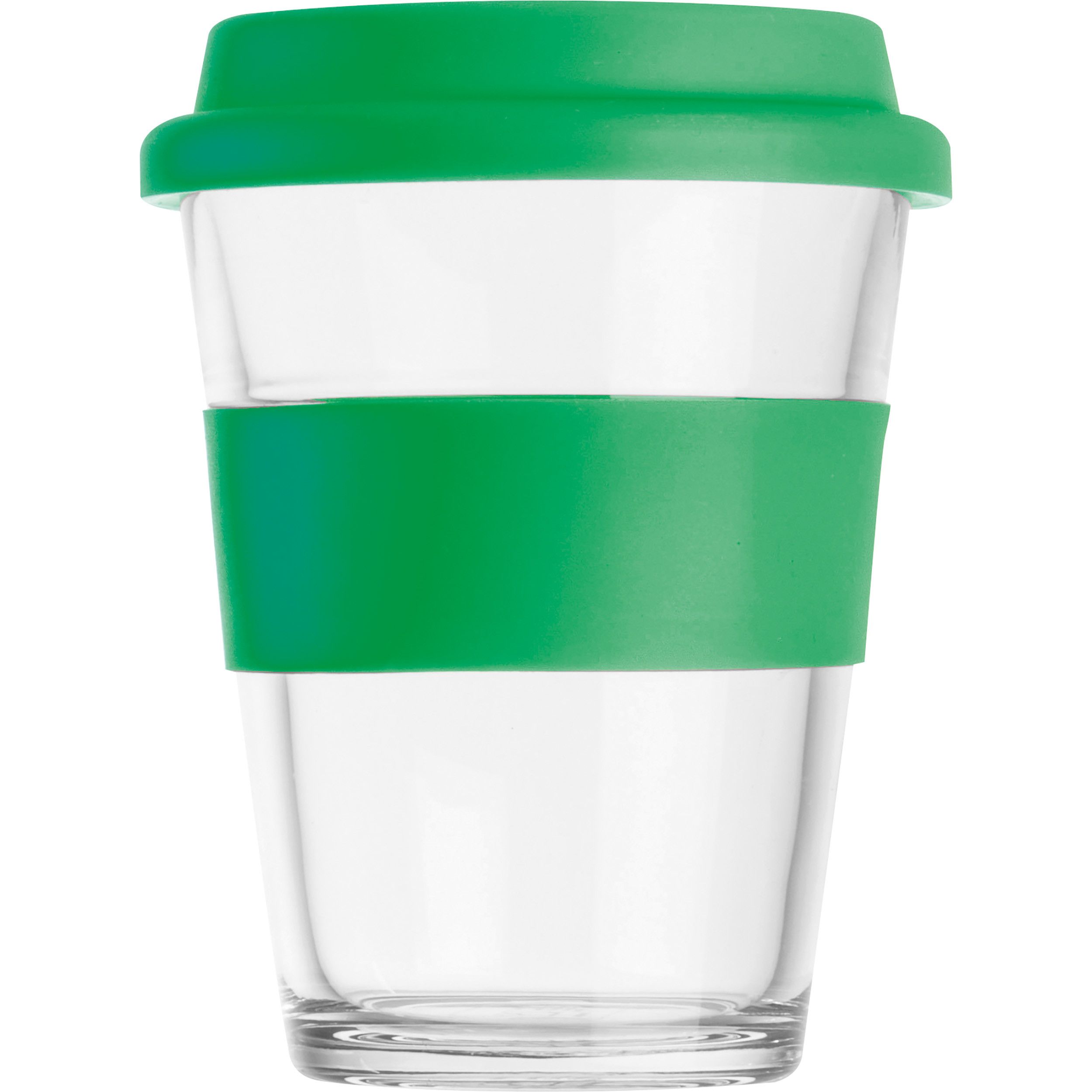 Becher aus Glas, 300ml - grün-496