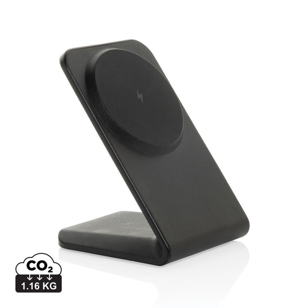 VoltPerch 15W magnetischer Wireless Charger aus RCS rec. ABS - schwarz-158