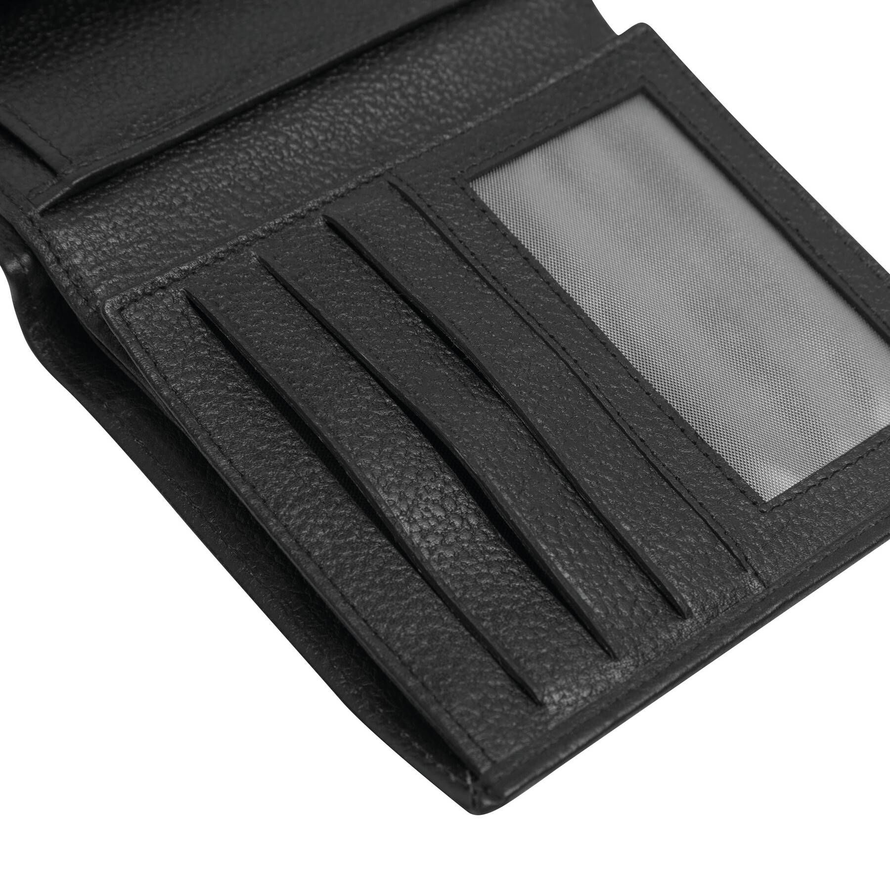 Echtleder-Geldbörse MESSINA - schwarz-961