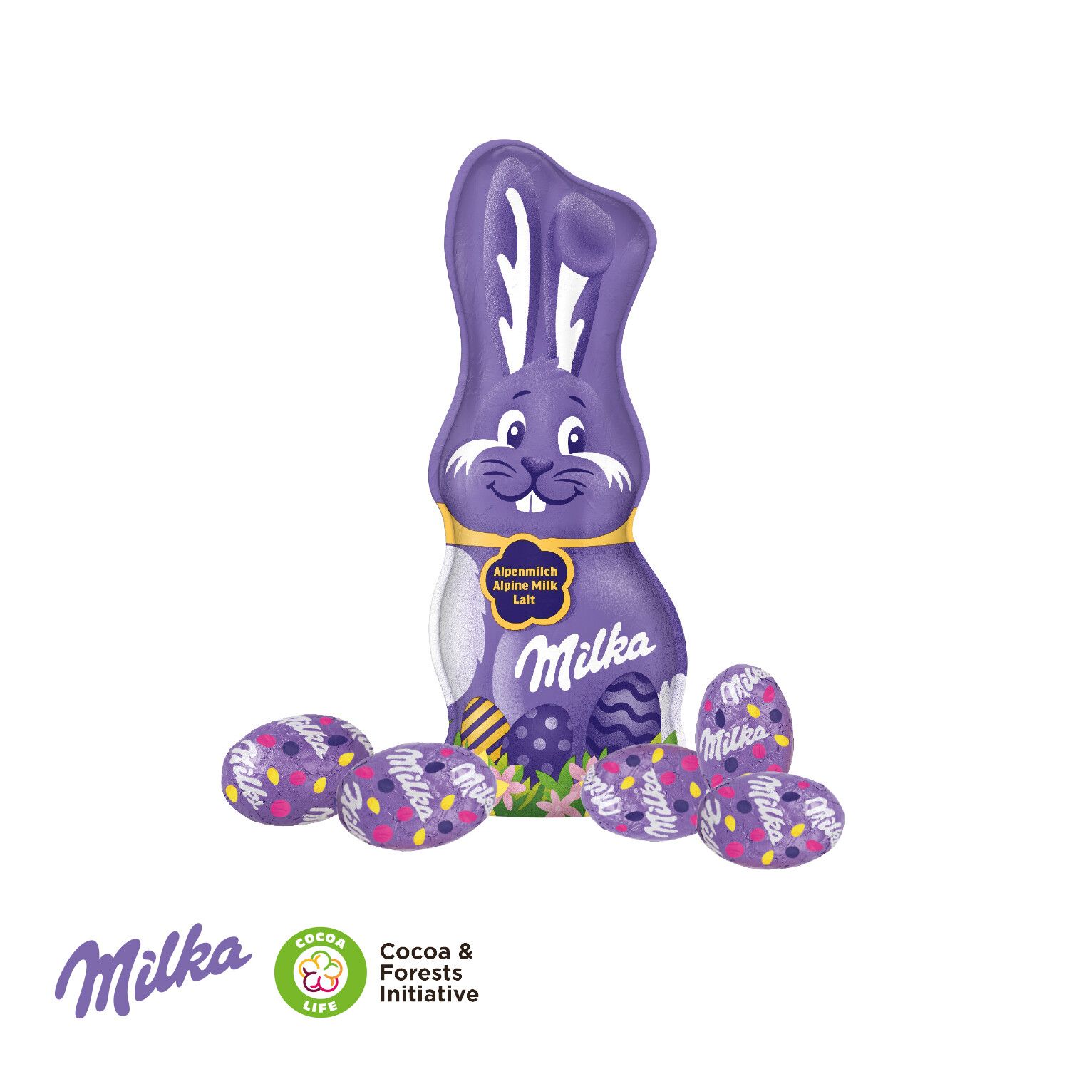 Großes Osternest mit Schokolade von Milka-295