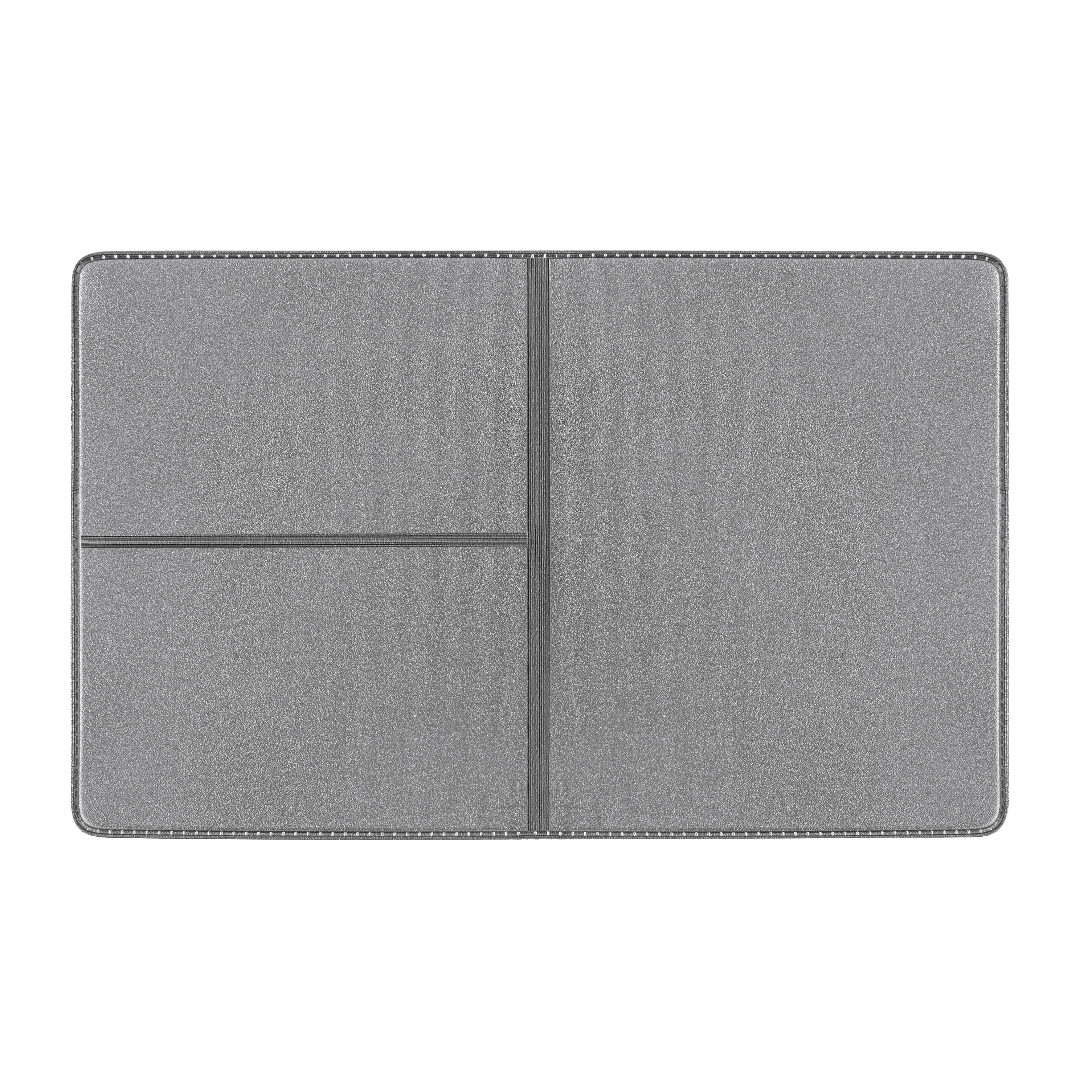 CreativDesign® Ausweistasche "Euro" Reflexfolie mit Einschub - silber-705
