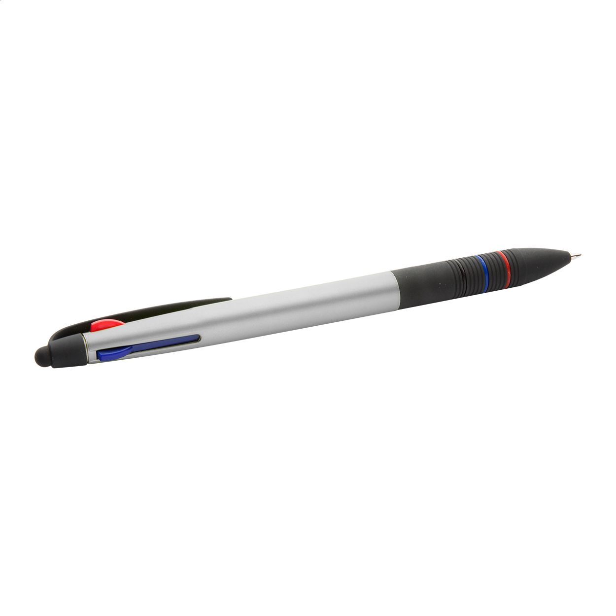 Trime Touchpen mit Kugelschreiber - silber - schwarz-174