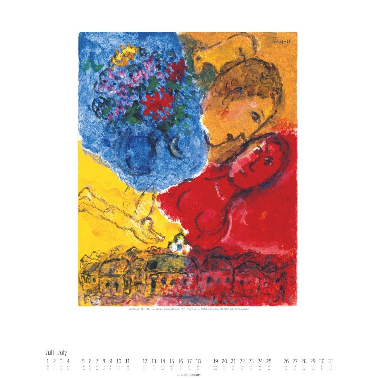 Marc Chagall - Kunst & Kultur Kalender-464