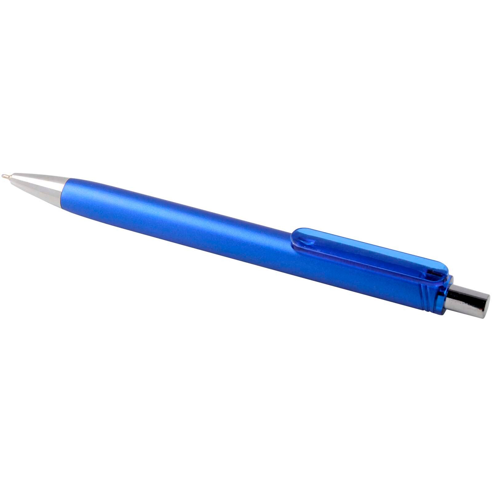 Feld RCS recycelter Kugelschreiber mit Metallic-Finish (schwarze Mine) - royalblau-976