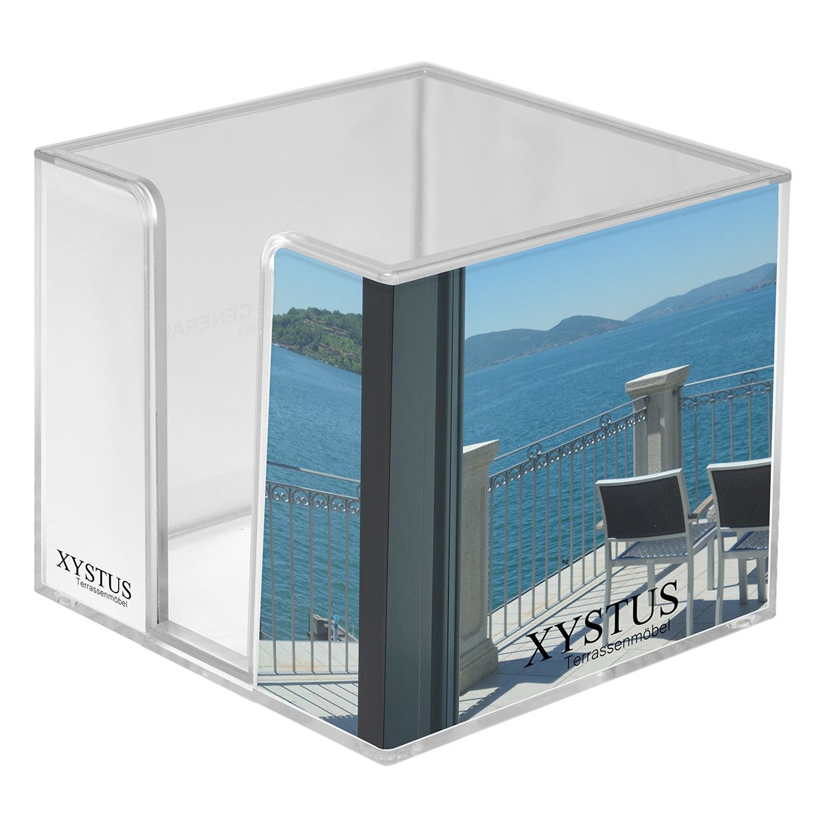 Zettelbox Sigma, doppelwandig - glasklar-592