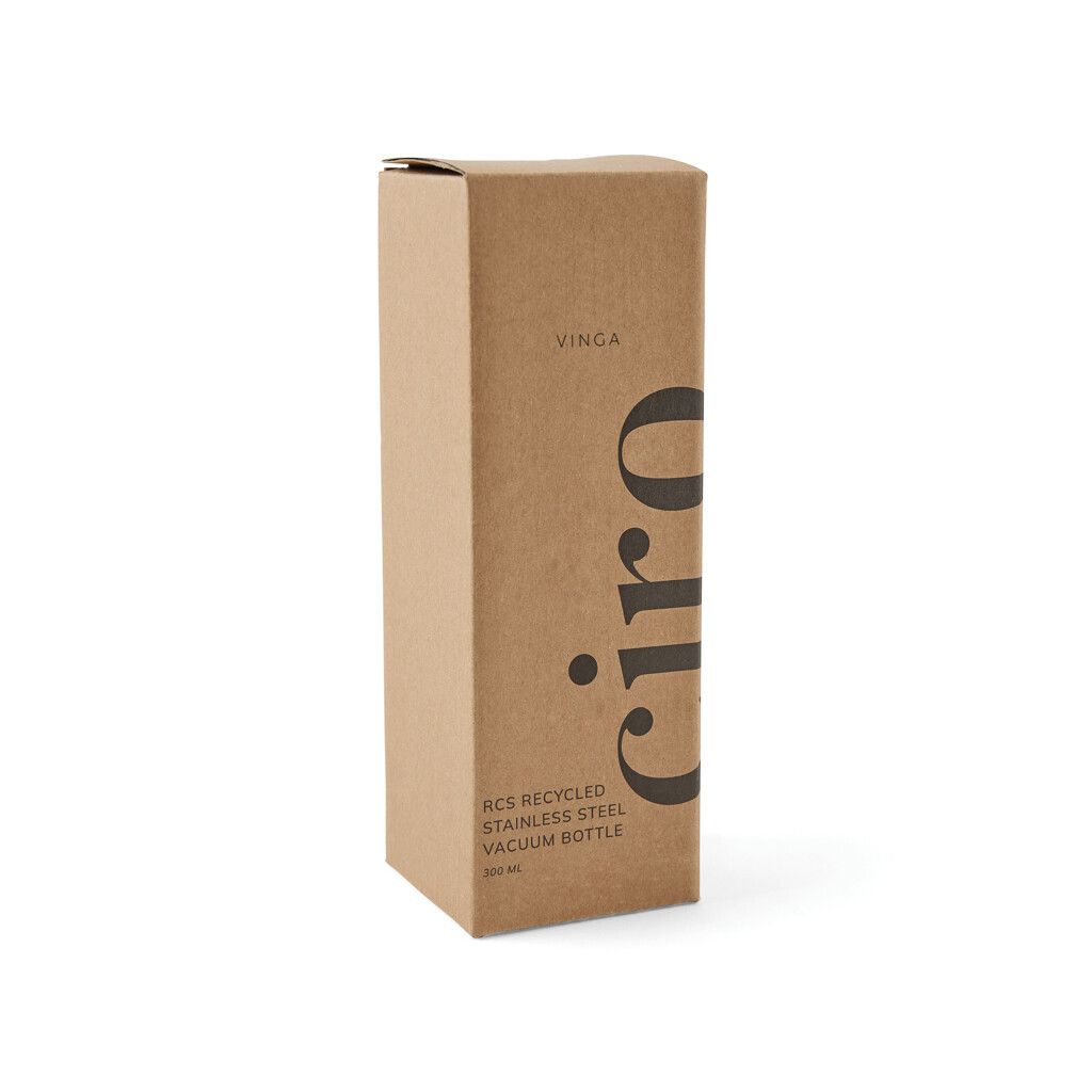 VINGA Ciro RCS recycelte Vakuumflasche 300ml - stahl-483