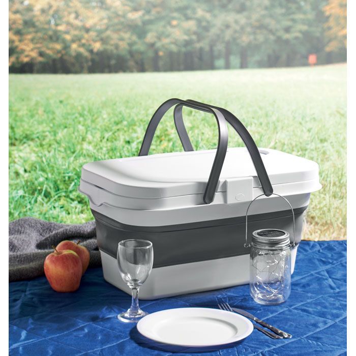 Picknickkorb Silikon CESTA - weiß-959