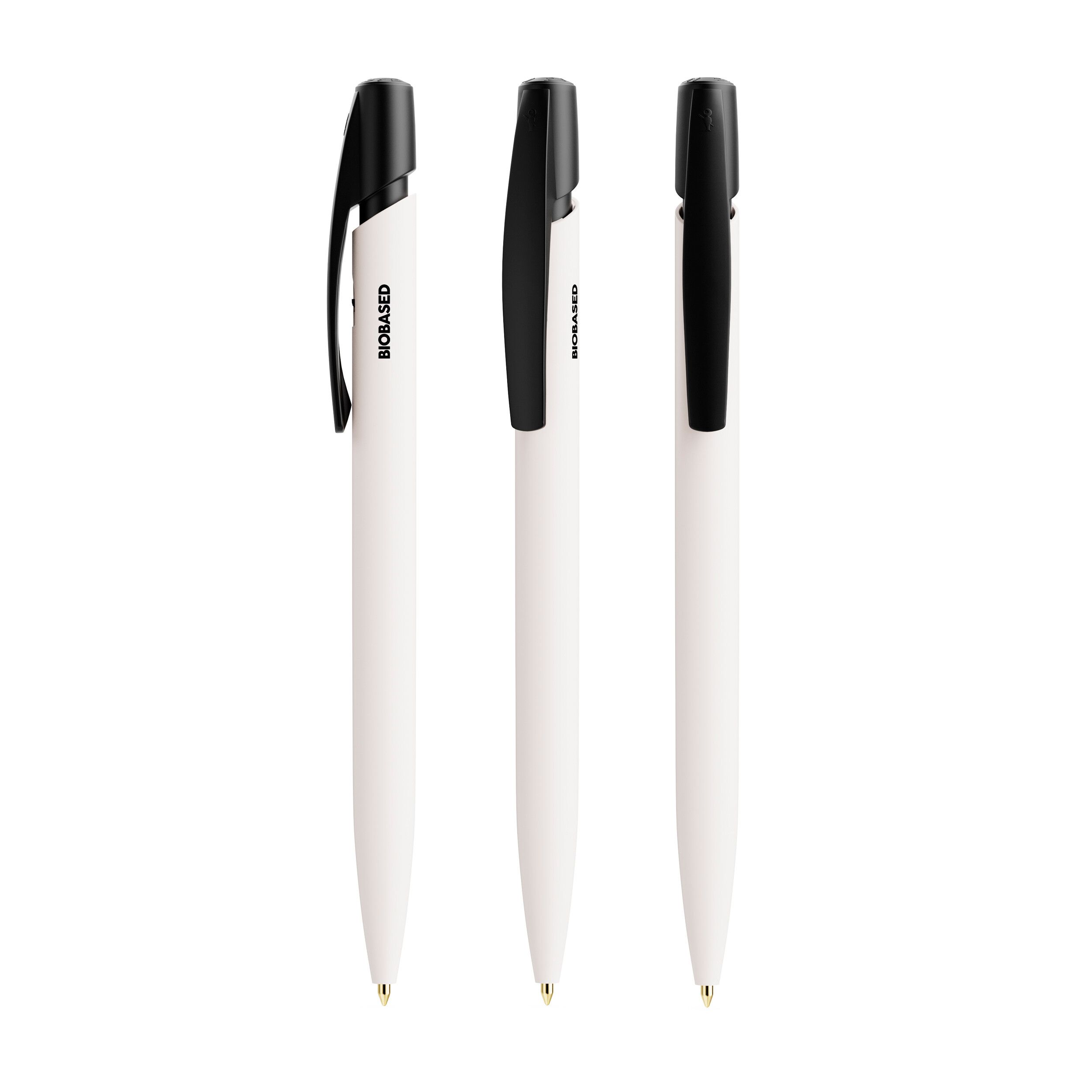 BIC® Media Clic BIO Based Kugelschreiber, Mine blau - weiß-868