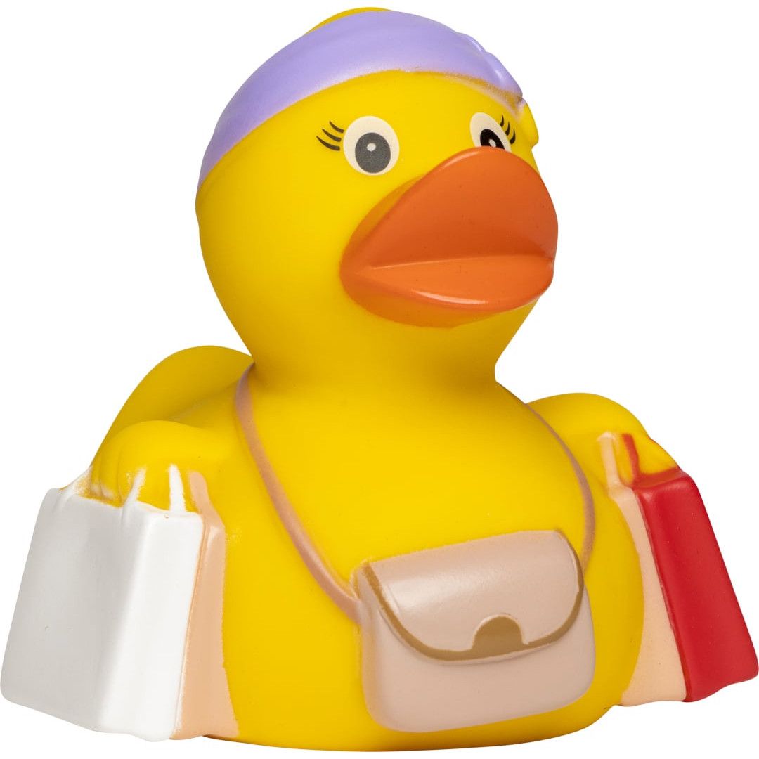 Quietsche-Ente Shopping - bunt-2