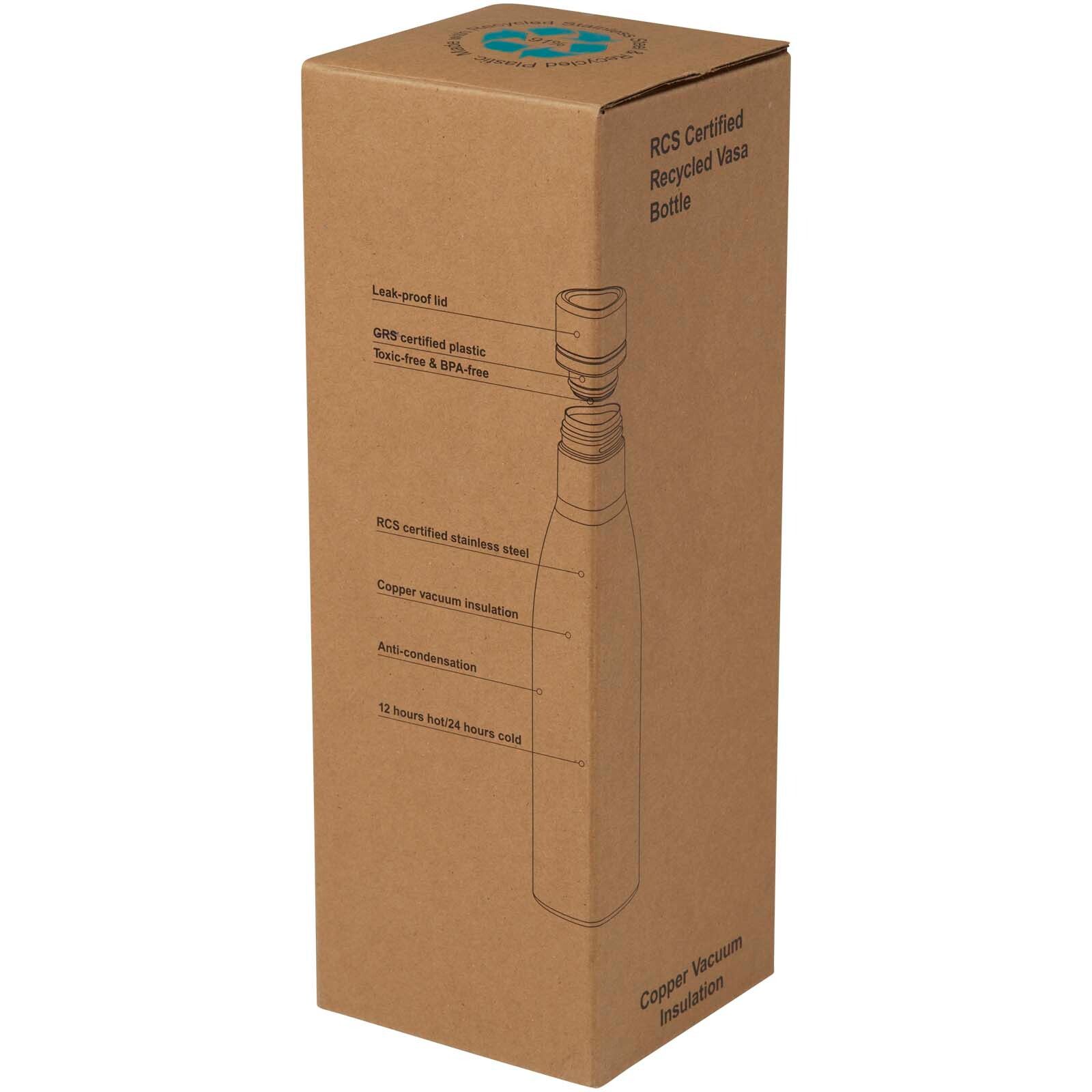 Vasa RCS-zertifizierte Kupfer-Vakuum Isolierflasche aus recyceltem Edelstahl, 500 ml - bronze-886