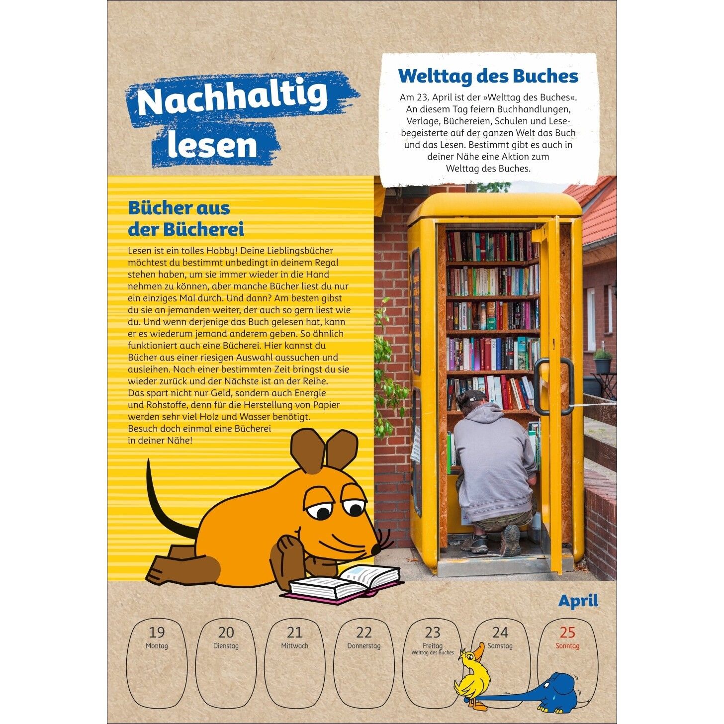 Schütze die Erde mit der Maus - Kinder Kalender-72