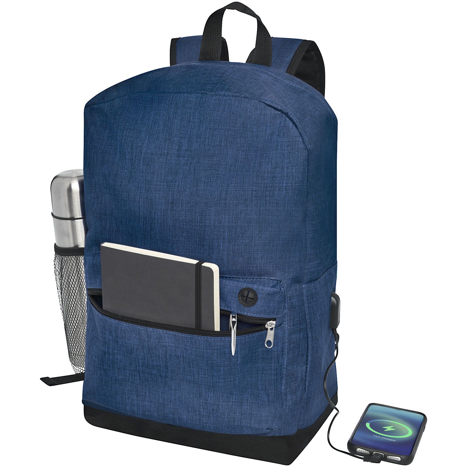 Hoss 15,6" Business Laptop-Rucksack 16L - heather navy-909