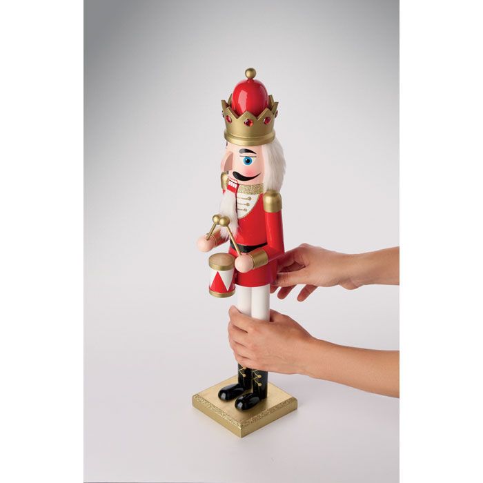 Große Nussknacker-Figur SUPER JOLY - rot-531