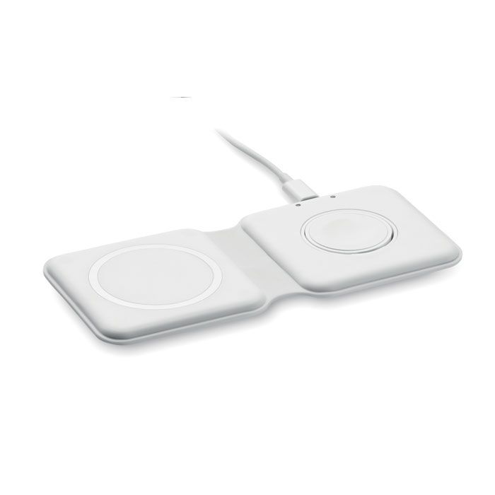 2in1 faltbare Ladestation 15W FLIP - weiß-908