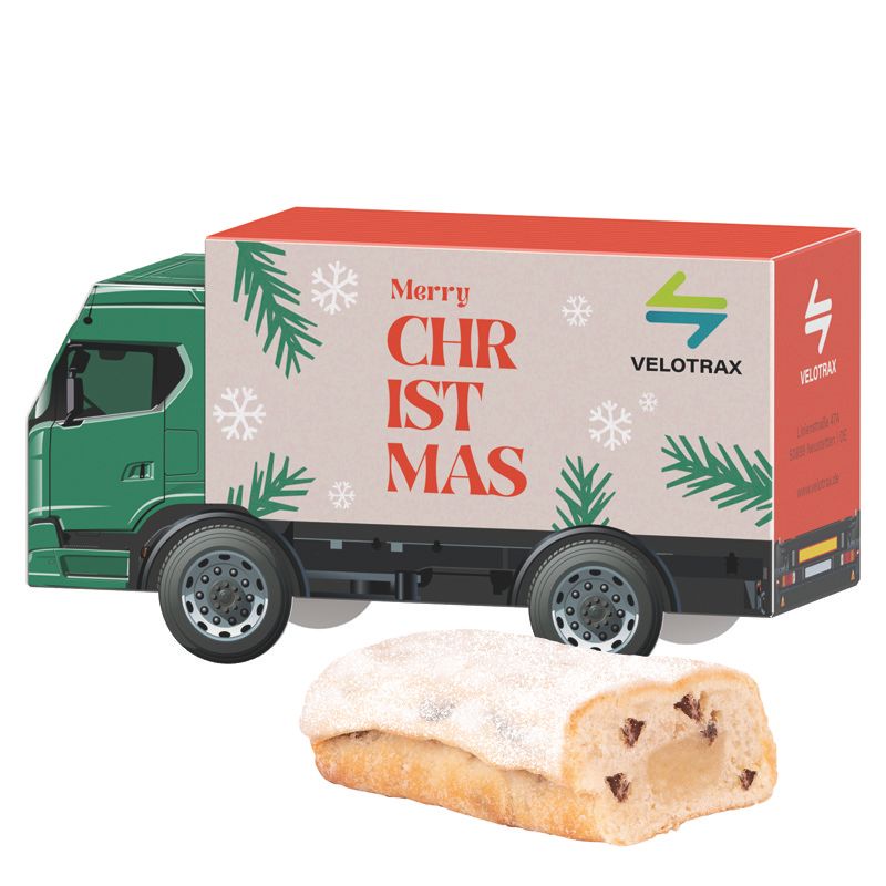 3D-Präsent LKW, Mini Christstollen-514
