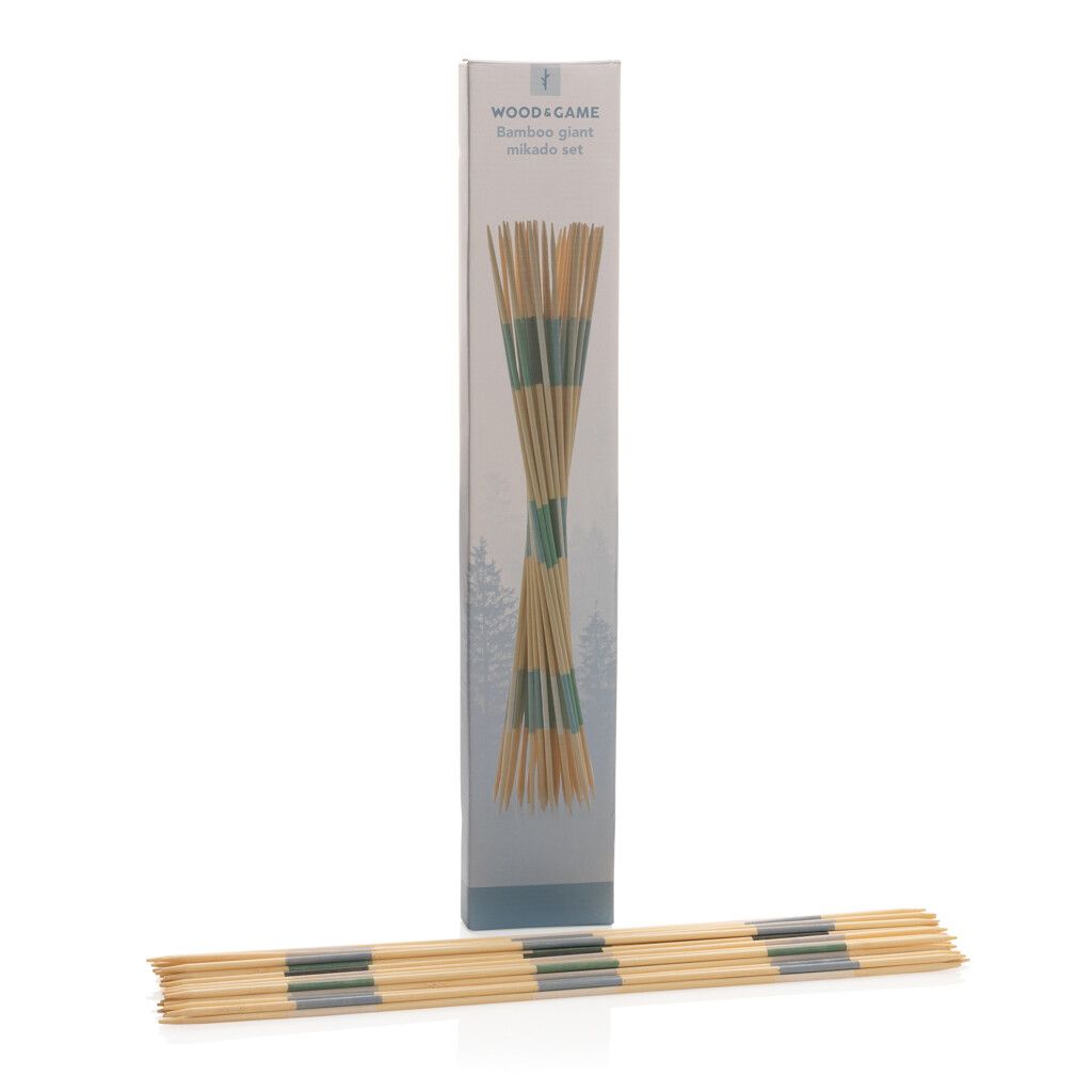 Giant Mikado-Set aus Bambus - braun-436