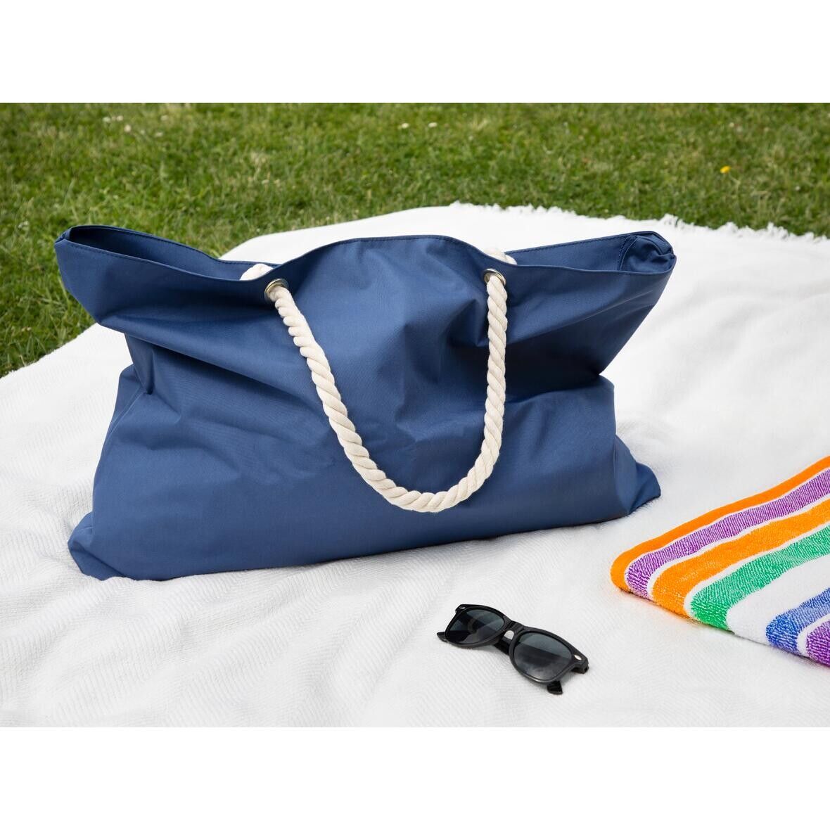 Strandtasche Miami Beach groß - blau-245