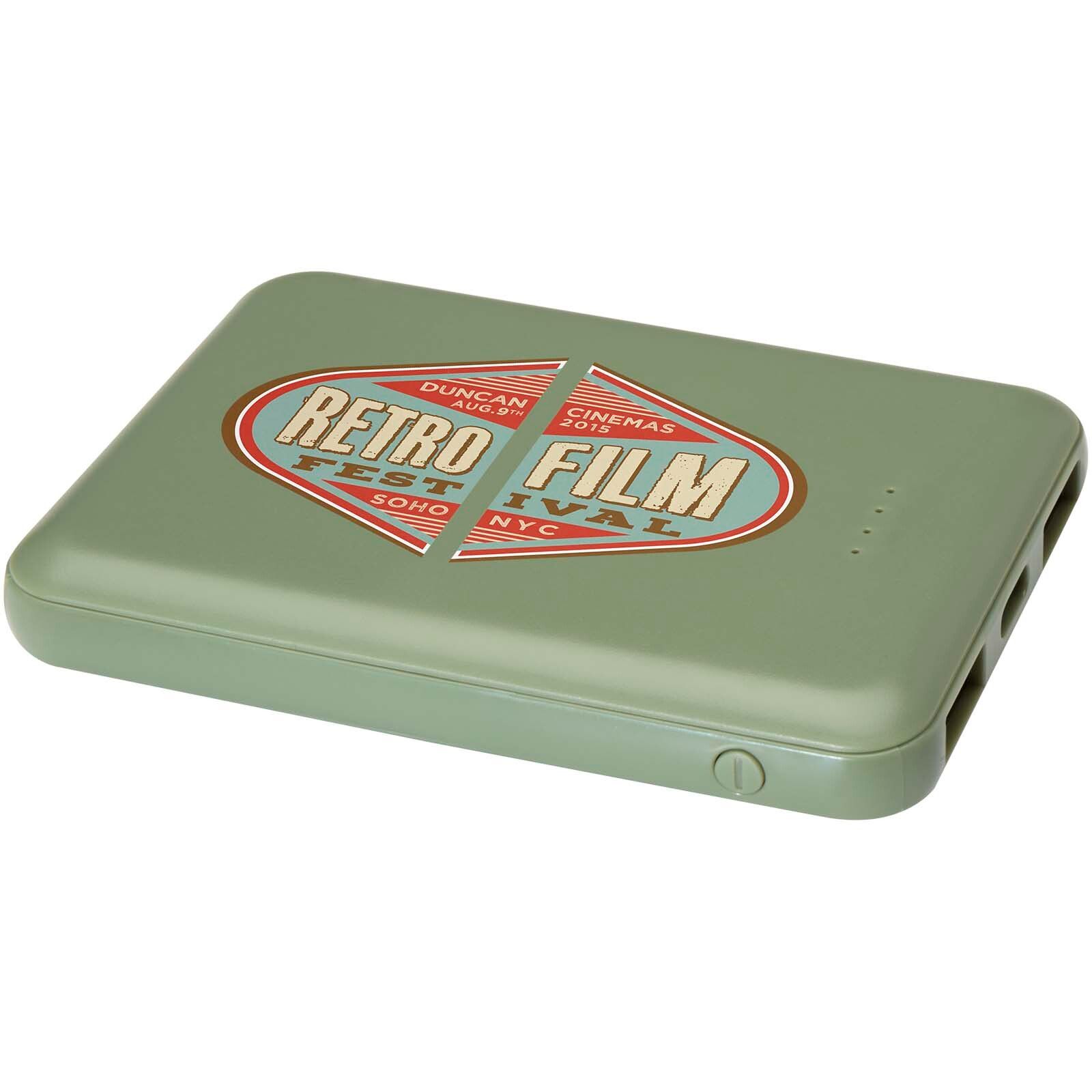 Asama 5000 mAh Typ-C Powerbank aus recyceltem Kunststoff - heather grün-111