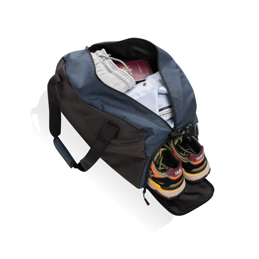 Kazu AWARE™ RPET Weekend-Duffel-Bag - blau-155