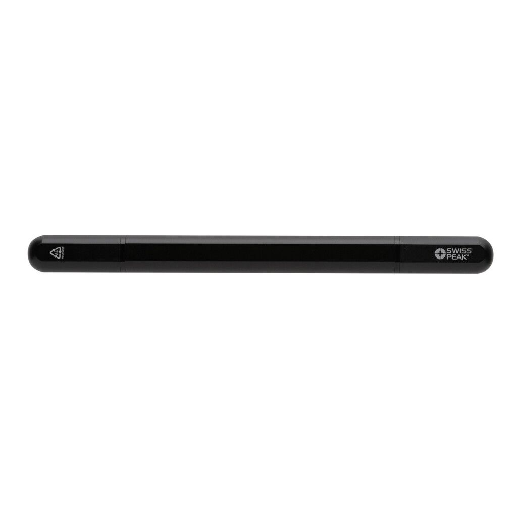 Swiss Peak Storm Dual-Tip-Pen aus RCS recyceltem Aluminum - schwarz-145