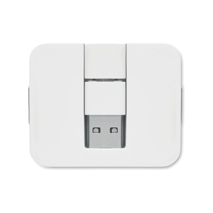 4 Port USB Hub SQUARE-C - weiß-201