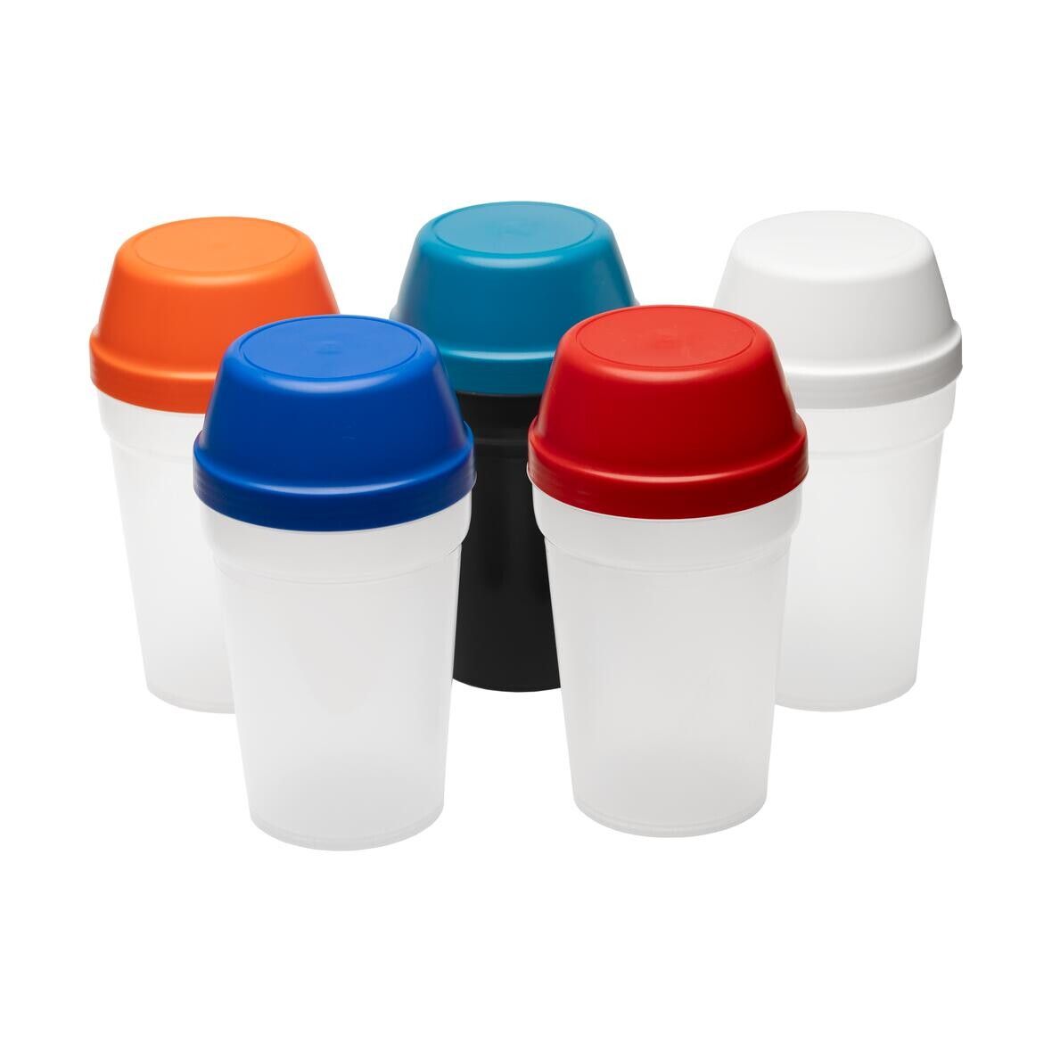 Shaker Multi, 0,30 l - transparent - standard-blau PP-823
