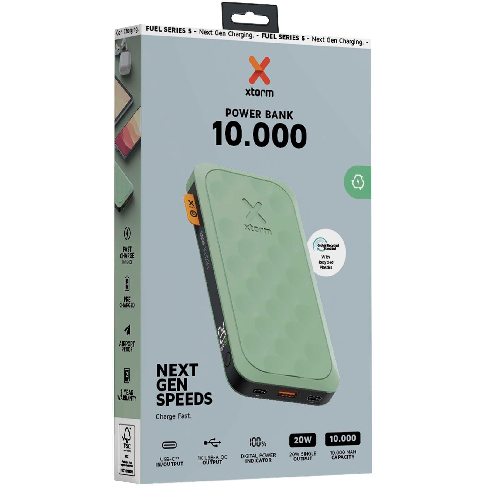 Xtorm FS510 Fuel Serie 10.000 mAh 20 W Powerbank - salbei-141