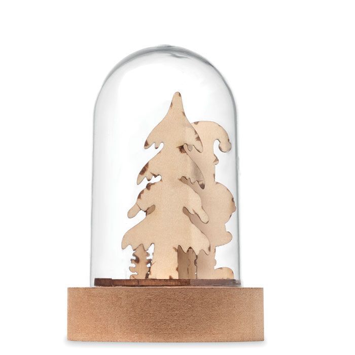 Weihnachtsdekoration mit LED ROVANI - holz-784
