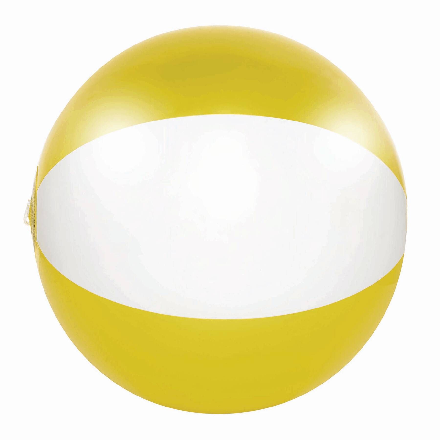 Aufblasbarer Strandball ATLANTIC SHINY - gelb - weiß-596